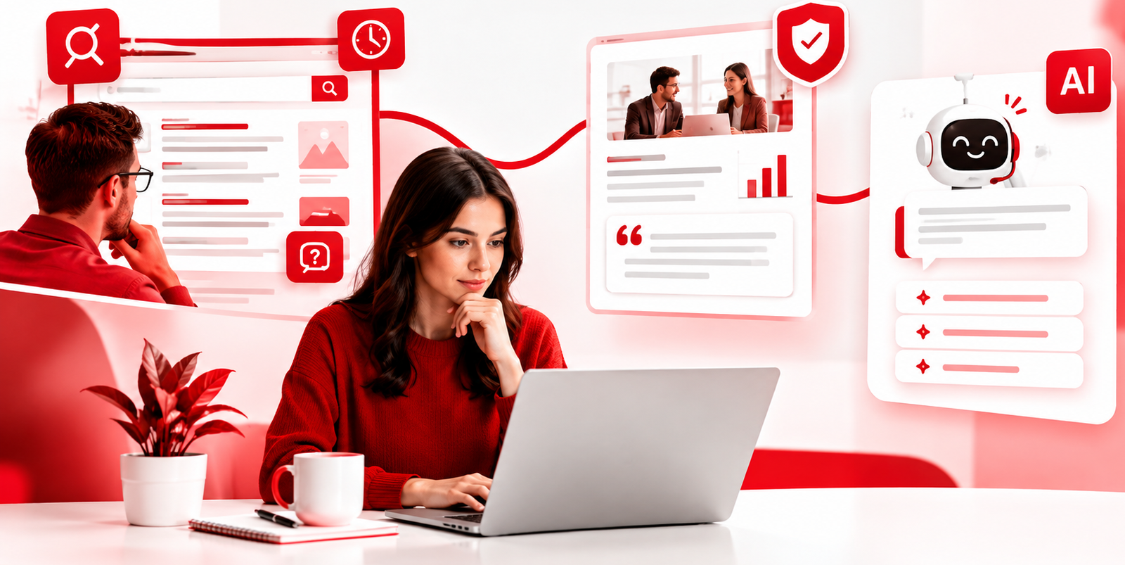 B2B and SaaS SEO service page example with clear structure