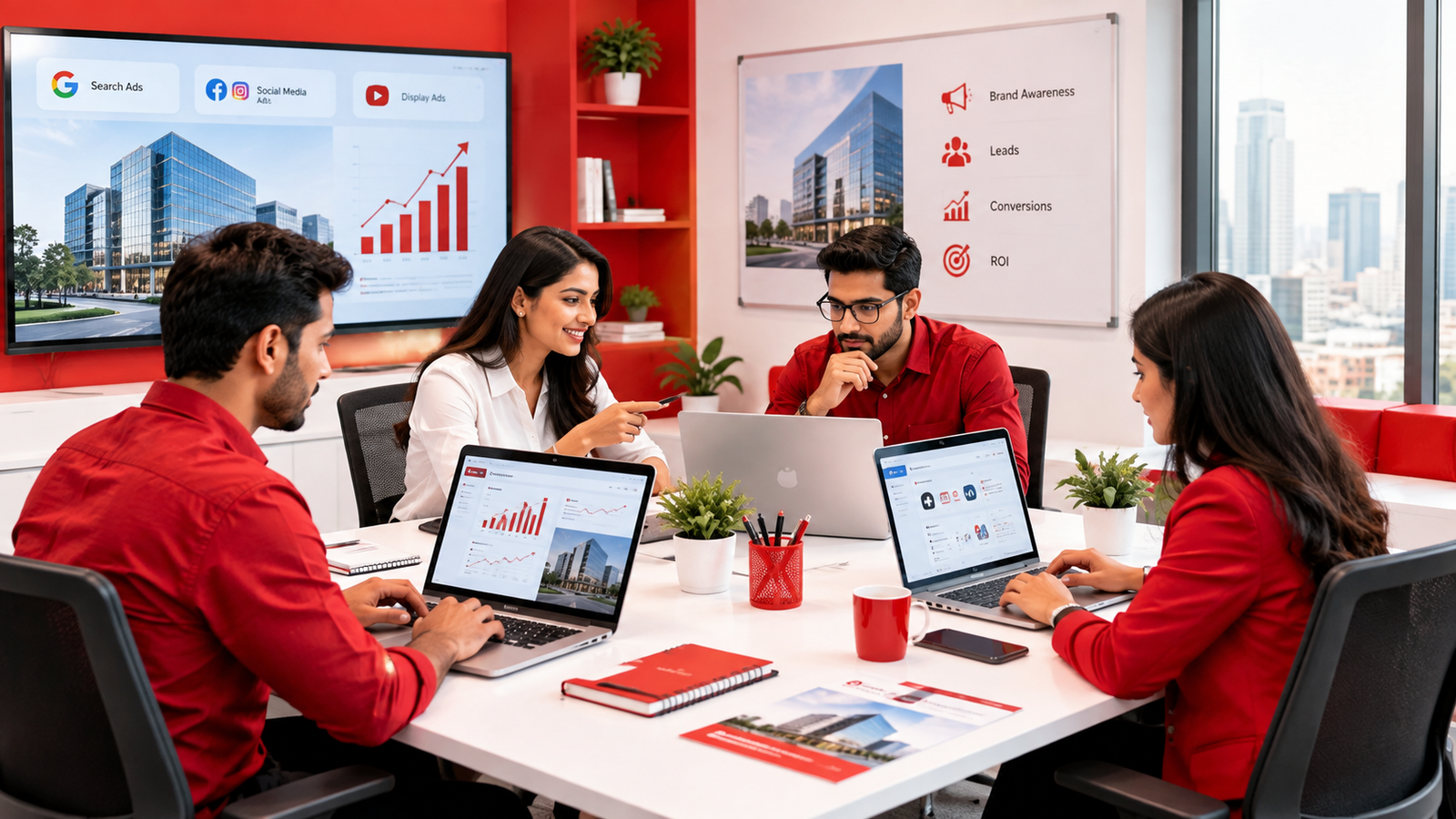 Digital marketing for a commercial real estate property in Hyderabad