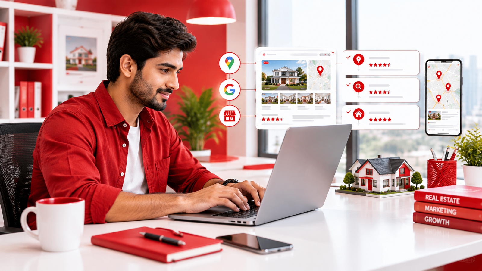 Local online presence for an individual real estate broker in Hyderabad
