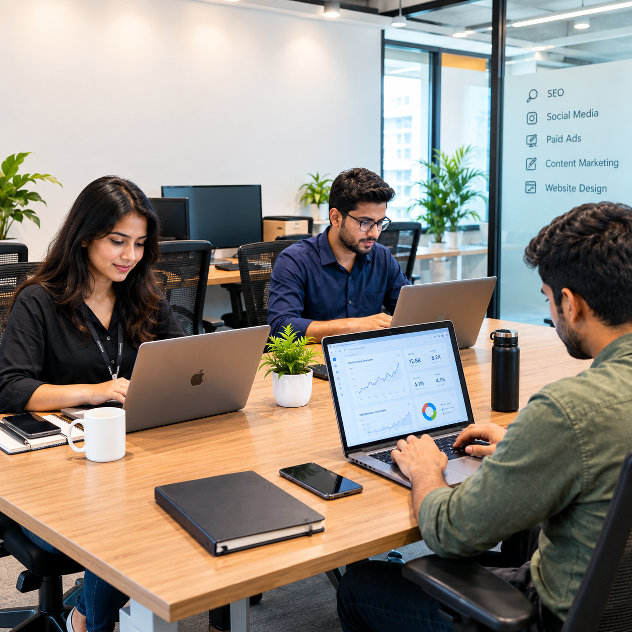 Pixel Ranks Media digital marketing agency office in Hyderabad