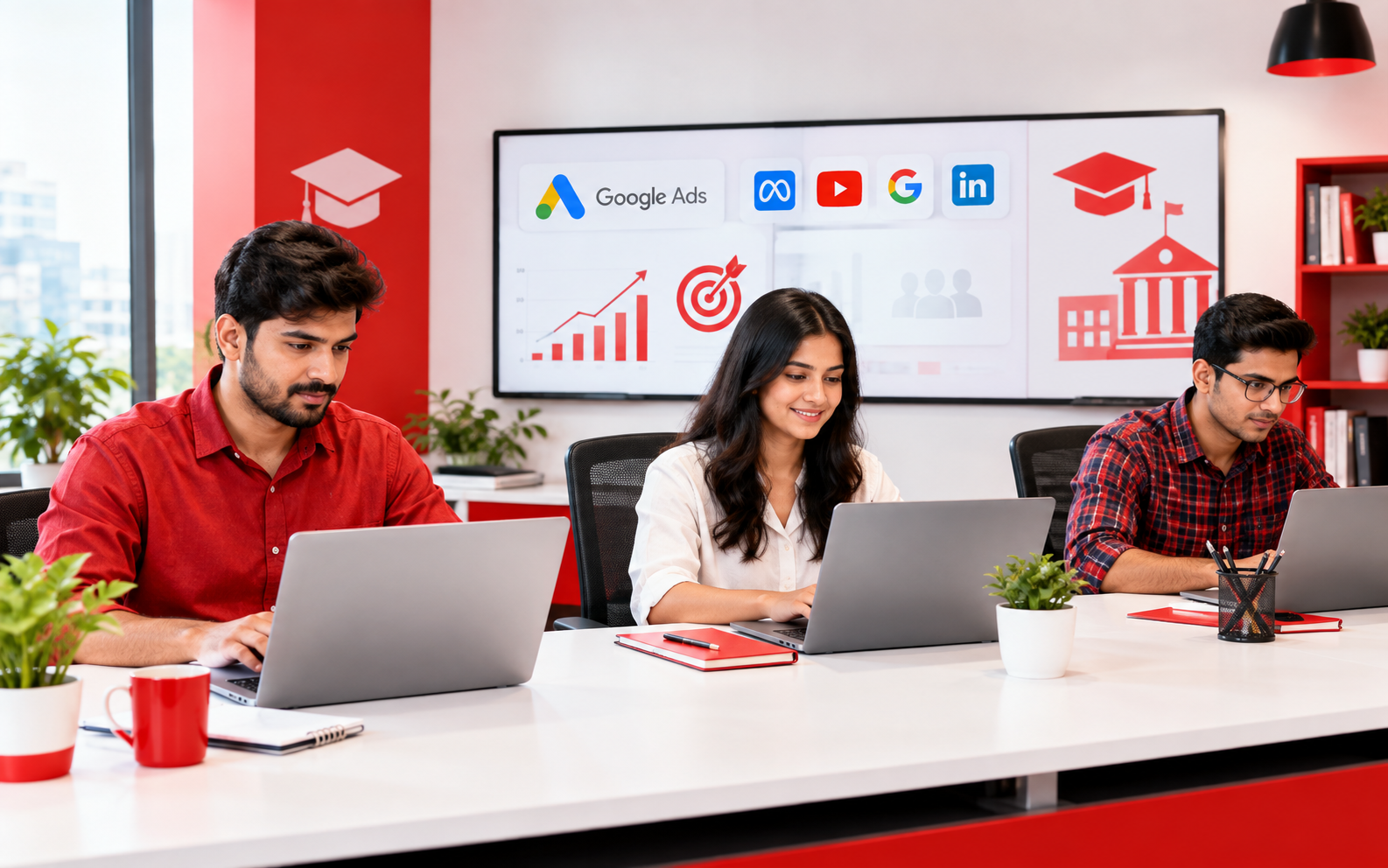 Digital marketing campaign for a college or university in Hyderabad