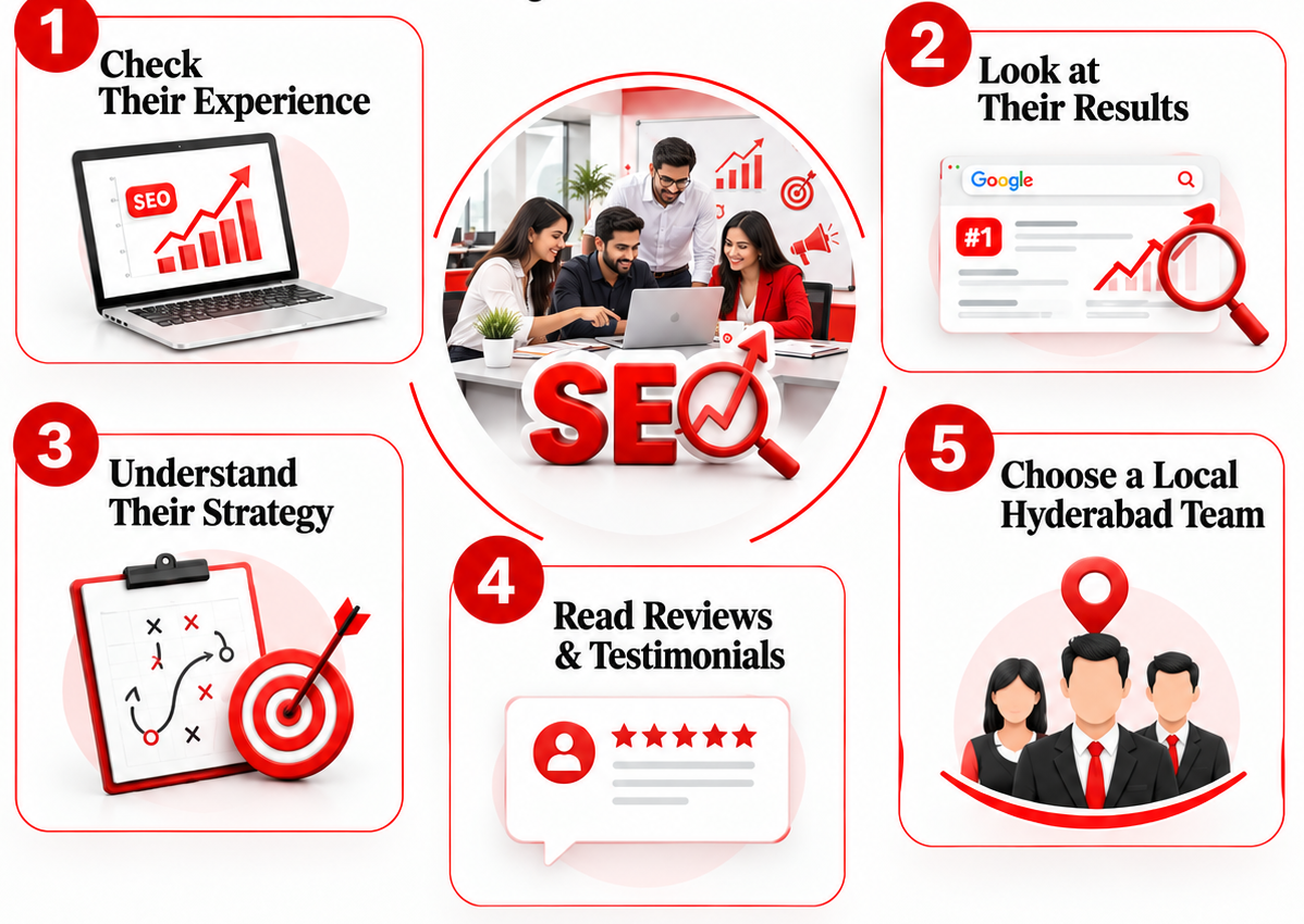 Checklist for choosing the right SEO agency in Hyderabad with questions to ask before hiring