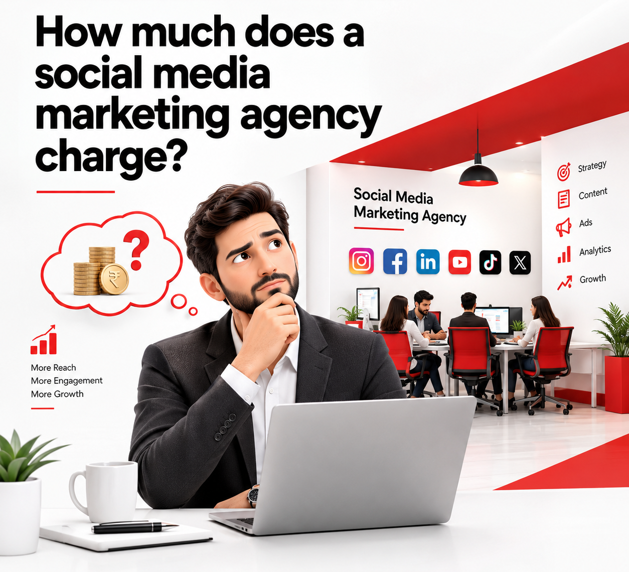 How much does a social media marketing agency charge?
